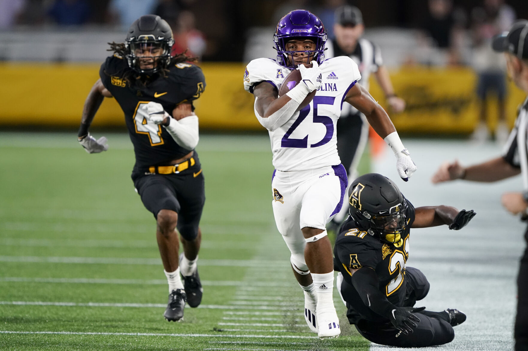 APTOPIX E Carolina Appalachian St Football